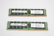 Lot of 2 Samsung 64GB DDR4 ECC 4DRx4 PC4- 2666V-LD2-12 M386A8K40CM2 45
