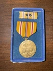 WW2 US Navy Military Asiatic-Pacific Theatre Campaign Medal Award 28675 W/ Bar