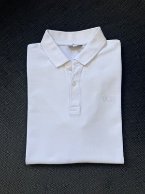 BOSS Kinder Poloshirt Weiß Gr. 14 ( 164 ) TOP !!