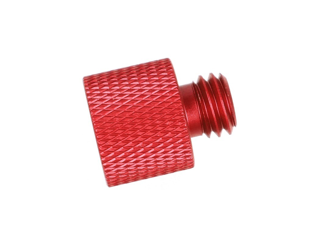 1/4"" Female To 3/8"" Male Red Screw Camera Tripod Thread Adapter - UK STOCK