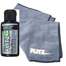 FLITZ PROFESSIONAL LIQUID POLISH FOR METAL, PLASTIC, FIBERGLASS, W/ FIBER CLOTH