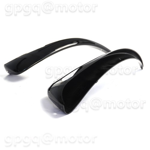 For Corvette C5 1997-2004 Front+Rear Glossy Black Extended Splash Guard Mud Flap - Picture 9 of 16