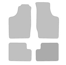 Fußmatten-Set für Opel Calibra A (1990-1997) Deluxe schwarz