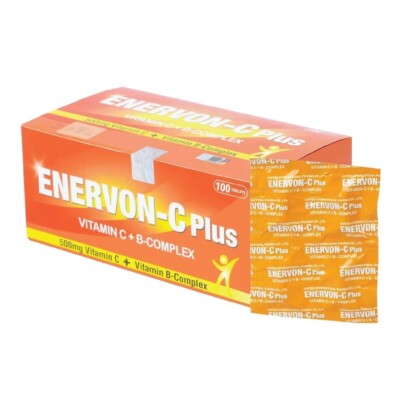 ENERVON-C Vit C 500mg + Vit B-Complex (100's) Increase Energy Immunity