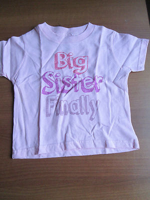 NWOT RABBIT SKINS BIG SISTER FINALLY 100% COTTON