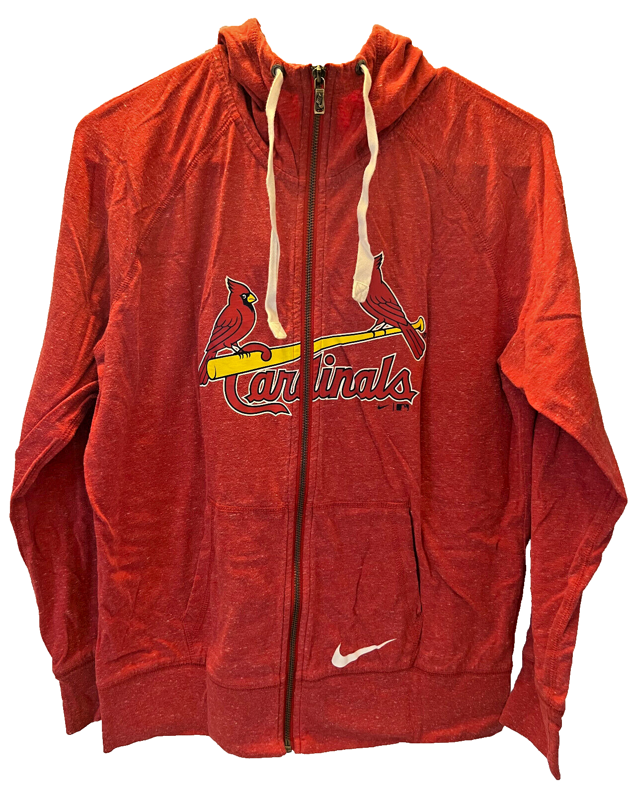 SACAI X NIKE Giacca Nike Cardinals donna NBL full zip con cappuccio logo grafico rosso erica