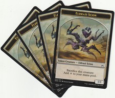 ✪ 4 MAGIC The Gathering ELDRAZI SCION Creature Token PLAYSET OGW/EN NM/EX