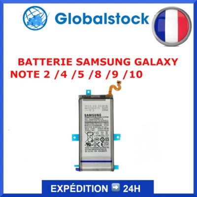 GLOBALSTOCK BATTERIE SAMSUNG GALAXY NOTE 1/2/3/4/5/7/8/9/10/20 LITE PLUS ULTRA 5G + OUTILS