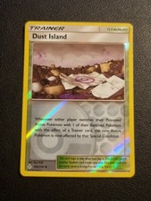 REVERSE HOLO Pokemon Sun & Moon Unbroken Bonds Card Dust Island 168/214