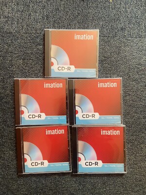 5er Pack - Animation Blanko CD-R Discs 700MB / 80MIN, 48X, neu und versiegelt