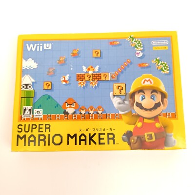 Super Mario Maker Wii U Japan Import CIB - getestet - komplett in Box