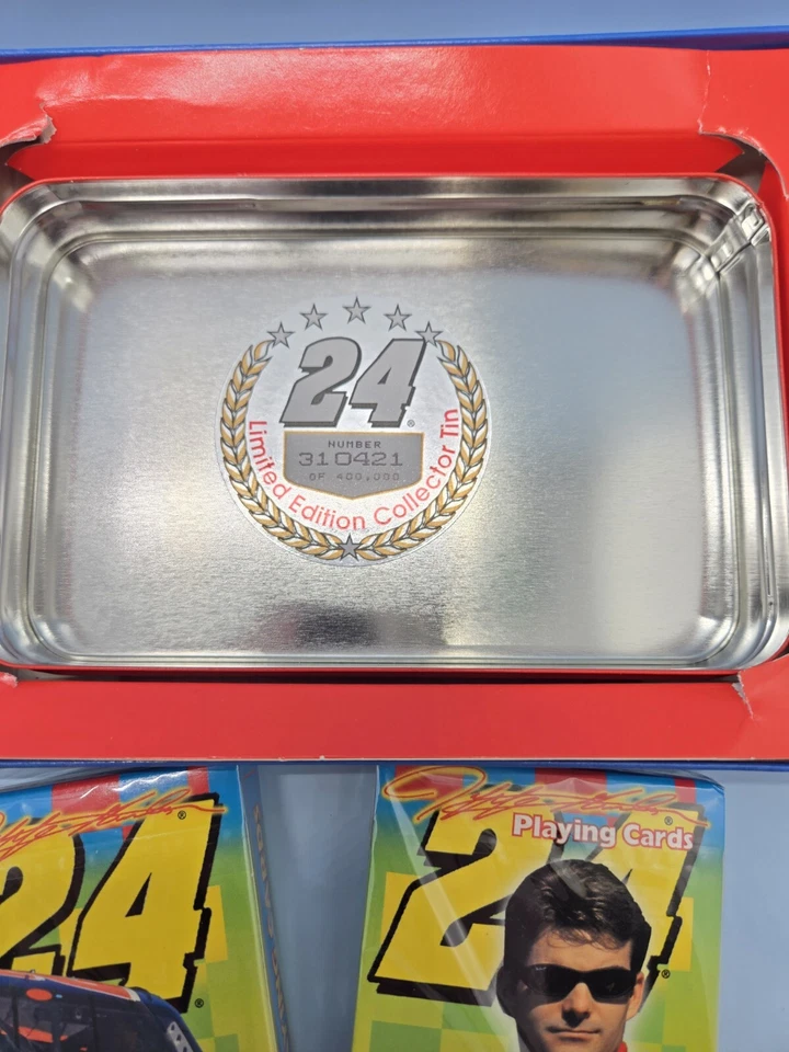 JEFF GORDON • Vintage 1999 Winner's Circle Numbered Collectible Tin, Cards, Car - Image 3 of 4