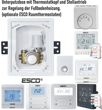 Einzelraumregelung RTL BOX Ventil Unibox Fußbodenheizung Stellantrieb Thermostat