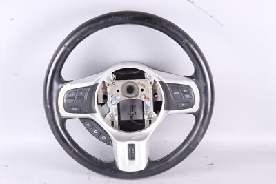 08-15 MITSUBISHI LANCER EVOLUTION X EVO 10 GSR STEERING WHEEL BLACK LEATHER