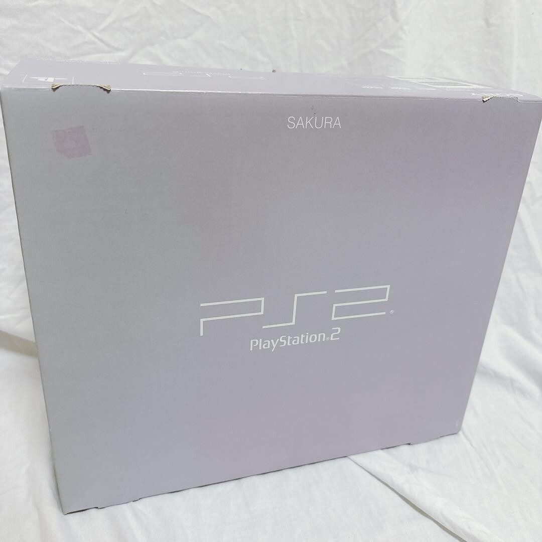 Playstation 2 Sakura SCPH-50000 Console PS2 AMAZING BOX NM Playstation 2 Sakura SCPH-50000 Console PS2 AMAZING BOX NM