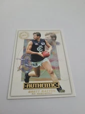 2001 Select AFL Authentic Card All Australia Team AA5 Brett Ratten (Carlton)