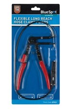 BLUE SPOT FLEXIBLE LONG REACH LOCKING HOSE CLAMP RATCHET REMOVAL PLIERS CLIP