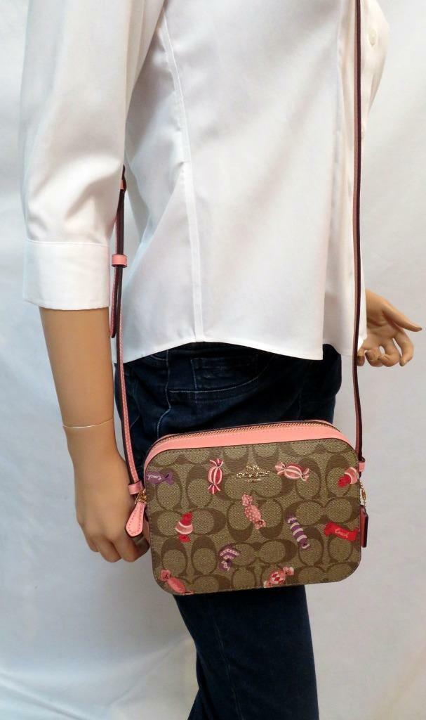 City Tote In Signature Canvas With Candy Print 2025