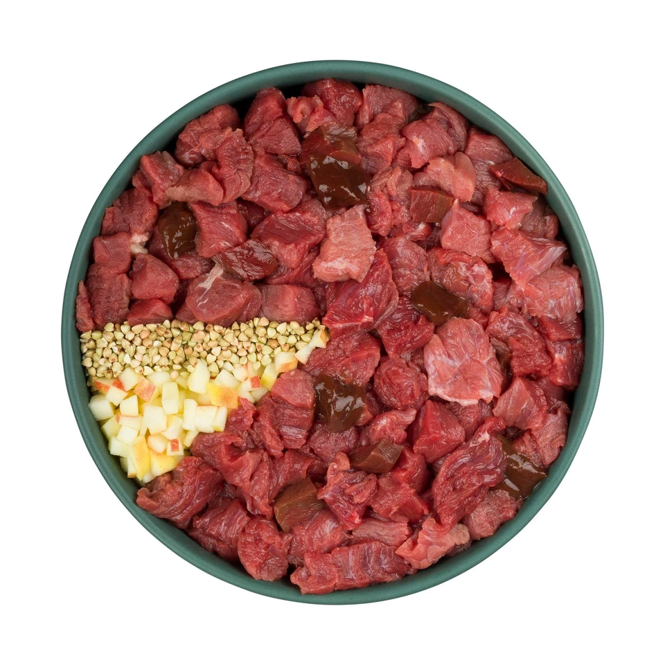 Hunde-Rolle Rind mit Apfel & Buchweizen - Monoprotein Hundefutter mit hohem F... - Bild 3 von 4