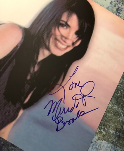 GFA Sfoca i bordi Cagna * MEREDITH BROOK * Foto firmata 11x14 PROVA COA - Foto 3 di 3