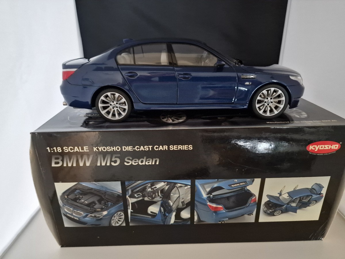 1:18 KYOSHO BMW M5 E60 INTERLAGOSBLAU OVP | eBay