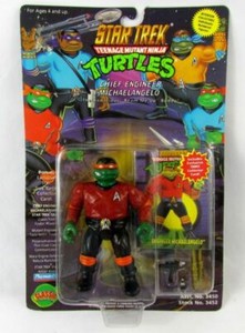 tmnt star trek crossover figures