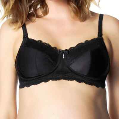 Hot Milk Eclipse schwarzer Still-Umstands-BH EC10 - 32F