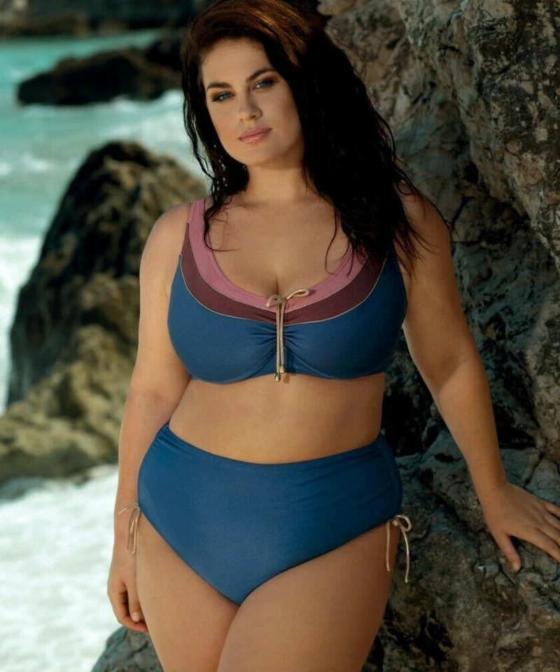 Eleganter Big Cup,Übergrößen Soft Bikini Self Gr.38-50 Cups C-H(Mod.533 X20) Neu - Bild 2 von 2