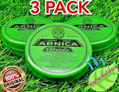 (3) Arnica de la Abuela   Ointment 30 g. each Unguento Pomada by de la Abuela