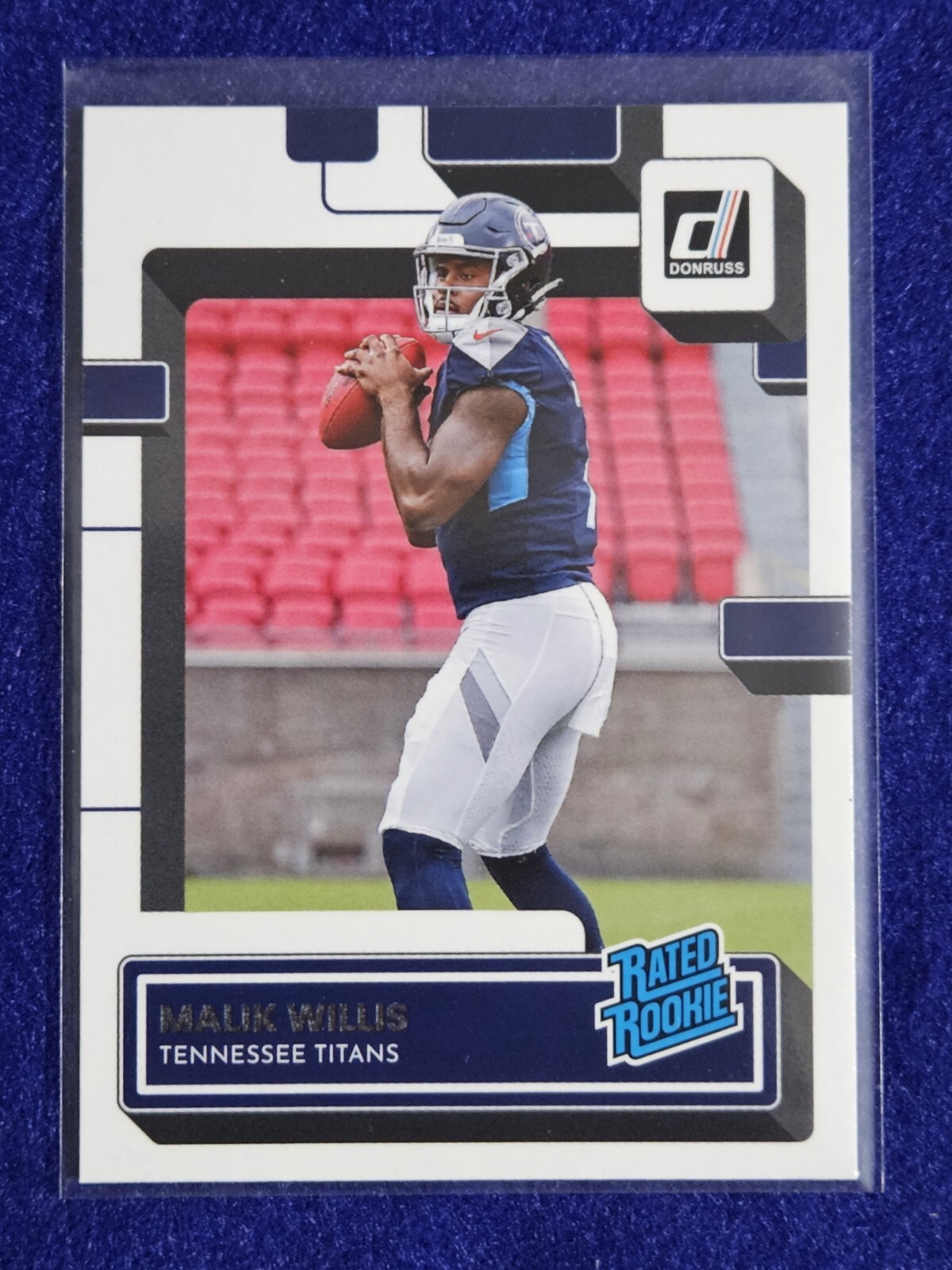 2022 Donruss Rated Rookie Malik Willis RC Tennessee Titans #303