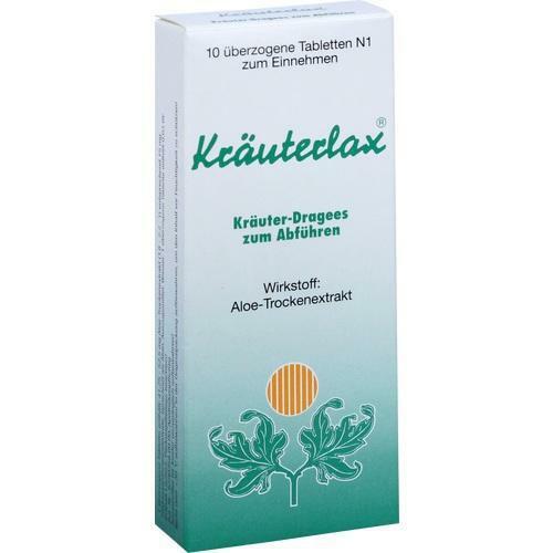 KRÄUTERLAX Dr.Henk 15 mg Kräuterdrag.z.Abführen 10 St PZN 2115517 - Bild 1 von 1