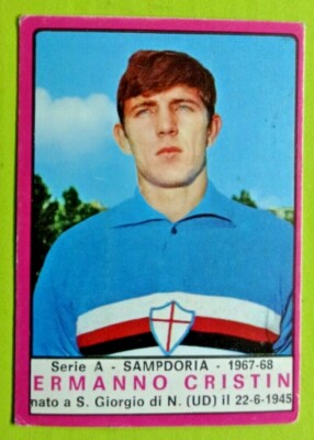 Ermanno Cristin, Sampdoria - Figurina Panini Edition 1967/68 - REC