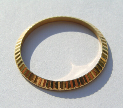 Rolex Lady Datejust Goldlünette Bezel Innenmass ca. 21,38mm 18K 750 I307