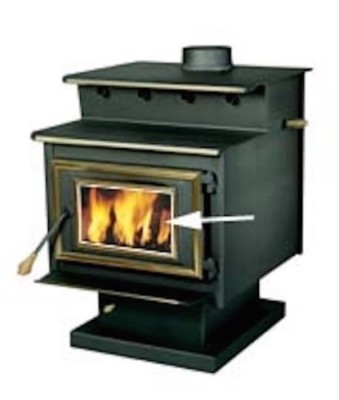 Replacement glass for Englander Stoves Part# AC-G8