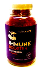 immune booster elderberry plus vitamin c 60 gummies