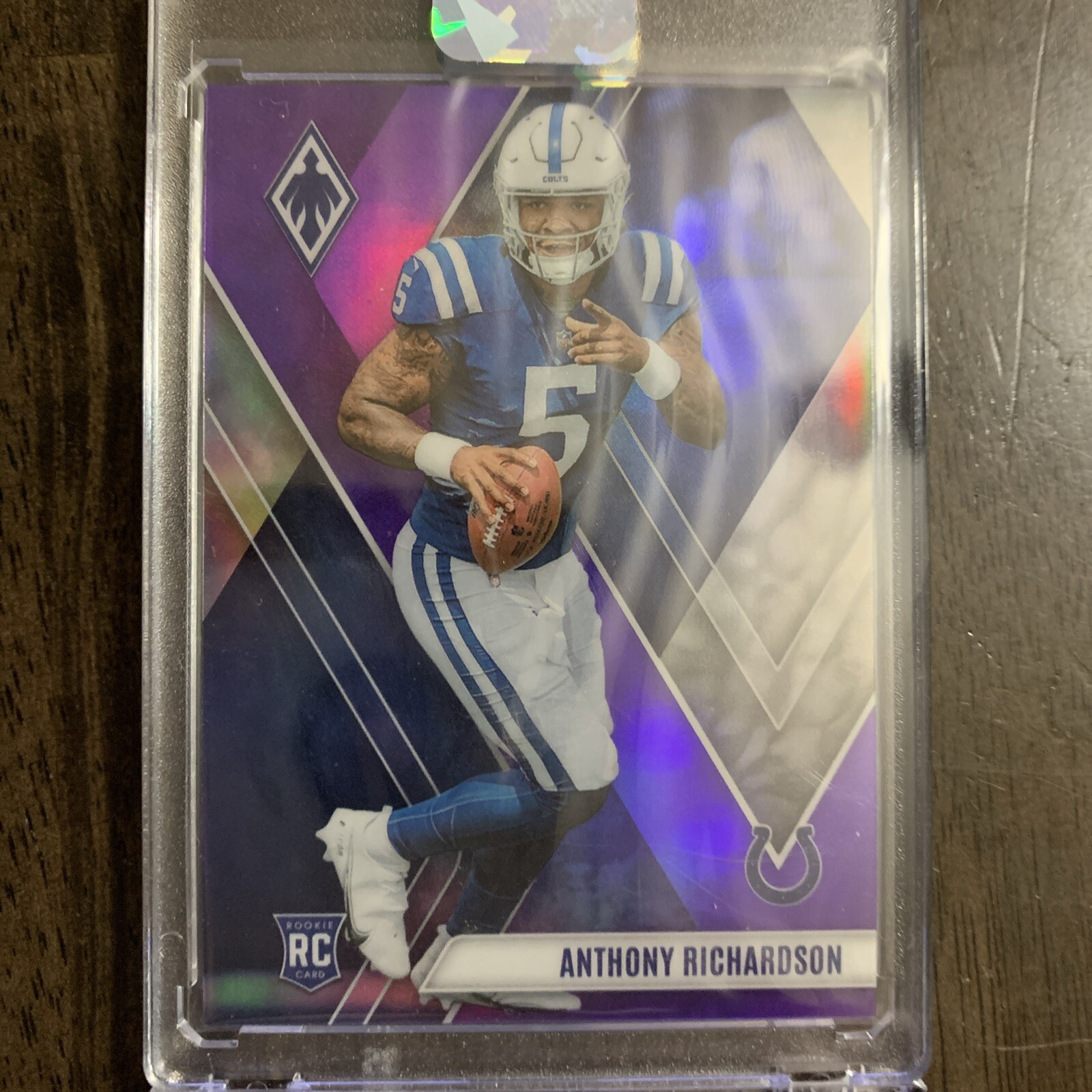 2023 Panini Phoenix - Rookies Purple #103 Anthony Richardson /125 (RC)