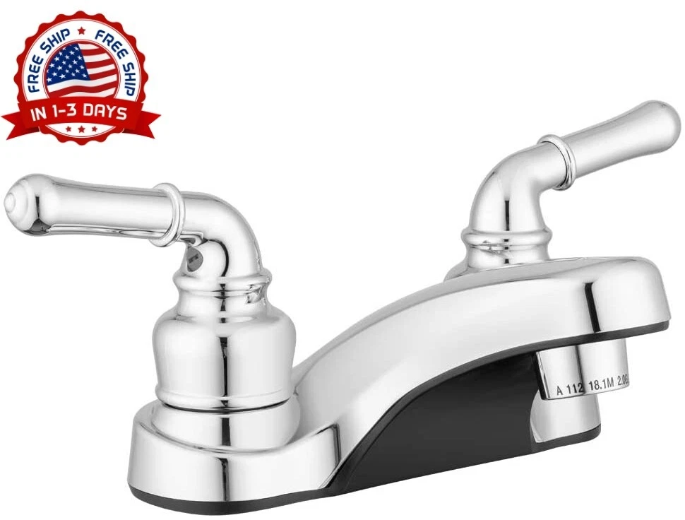 Llave Grifo Para Lavamanos De Ba o 2 Orificios Estandar Universal 4 Pulgadas