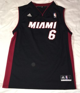 black miami heat lebron jersey