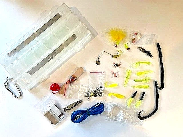 Kit de pesca empacable de supervivencia, kit de 52 piezas, salida de insectos, ATV, mochila, automóvil Foto 3 de 4