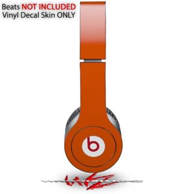 Skin for Beats Solo HD Headphones Solids Collection Burnt Orange