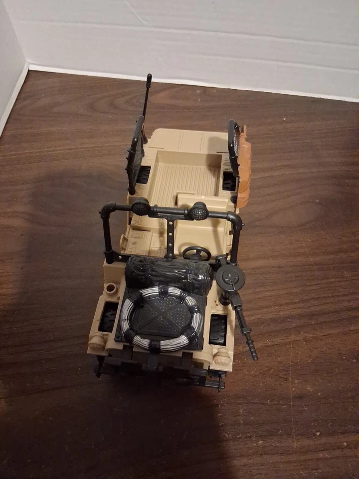 Chap Mei GI Joe Escala Exército Militar Caminhão Jeep Figura Veículo Vintage 2008 - Imagem 3 de 4