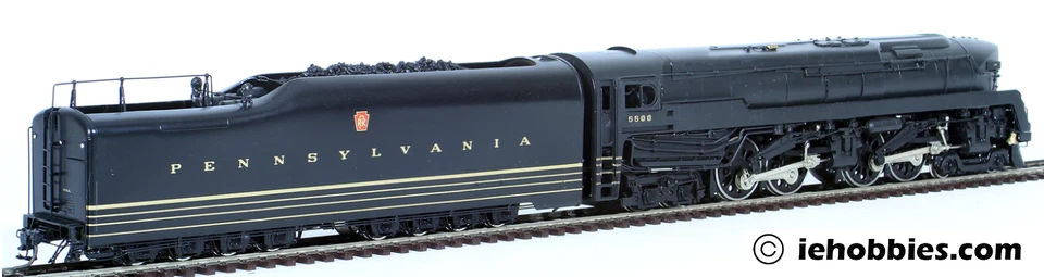 HO Brass Key Models Pennsylvania Railroad 4-4-4-4 Class T-1 Duplex - Image 2 of 4