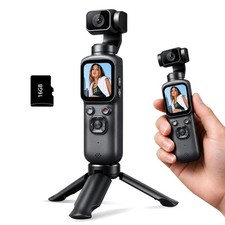 4K Vlogging Camera for YouTube, 75MP Pocket D...