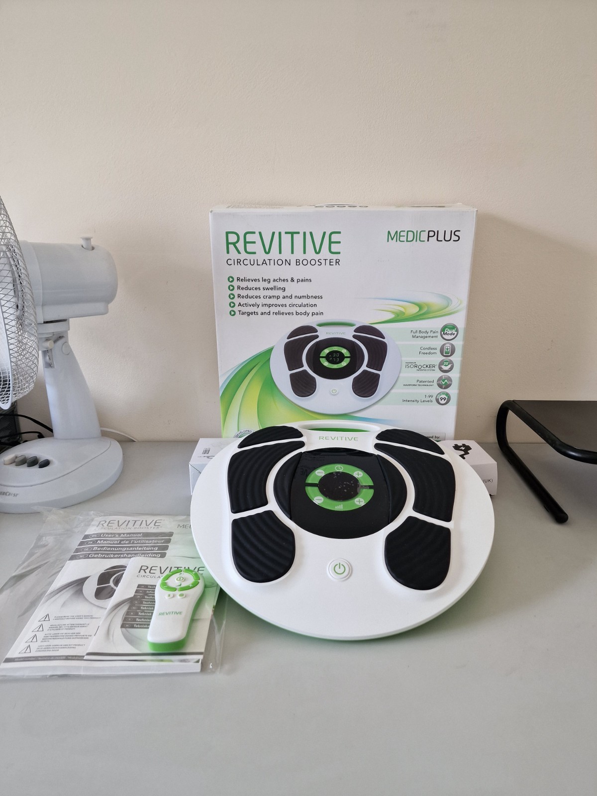 Revitive Medic Plus Circulation Booster Boxed Complete Model 3156AD