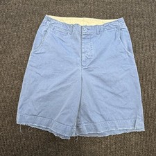 Vintage 90s Polo Ralph Lauren Light Blue Chino Shorts Mens 32