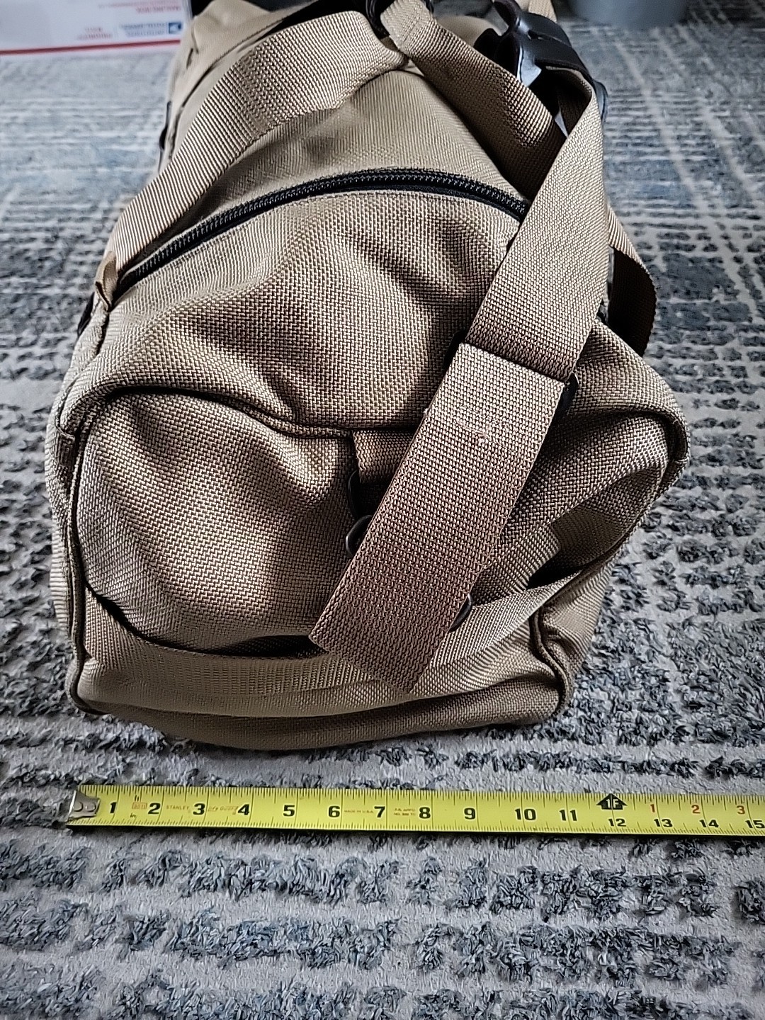 L. L. Bean  Heavy Canvas & Leather Duffle Travel Bag 