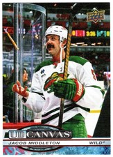2025-26 Upper Deck Series 2 UD Canvas JACOB MIDDLETON #C-126 Minnesota Wild