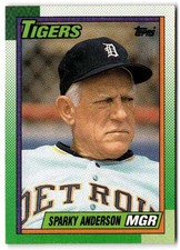 Sparky Anderson 609 1990 Topps Common LP Sports Card
