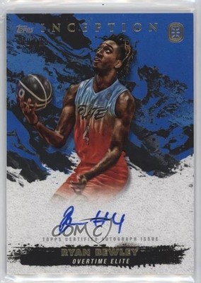 2021 Topps Inception OTE Overtime Elite Blue /25 Ryan Bewley #IA-RB3 Auto 1fr3