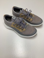 Allbirds Men's Lace-Up Low Top Athletic Sneakers Gray Tan Solid Rubber Outsole